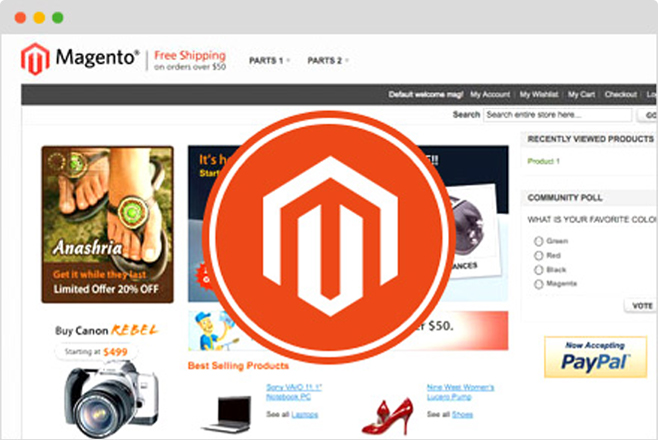 Detta ingår med Magento Hosting