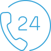 24/7 övervakning av närvarande tekniker​